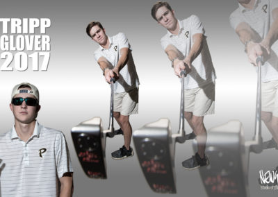 composite of golfer