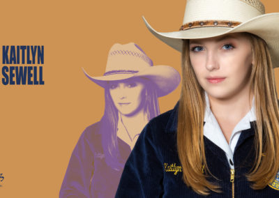Female teen in cowboy hat