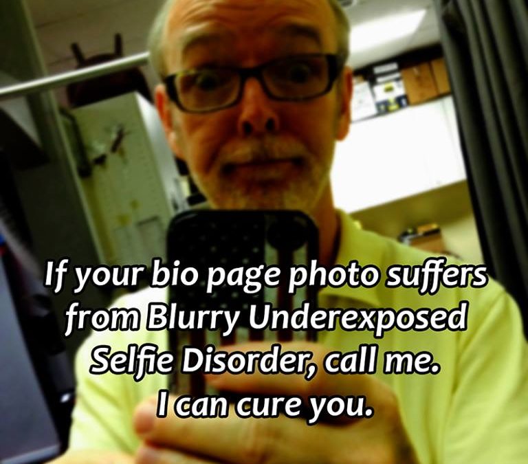 Blurry Underexposed Selfie Disorder