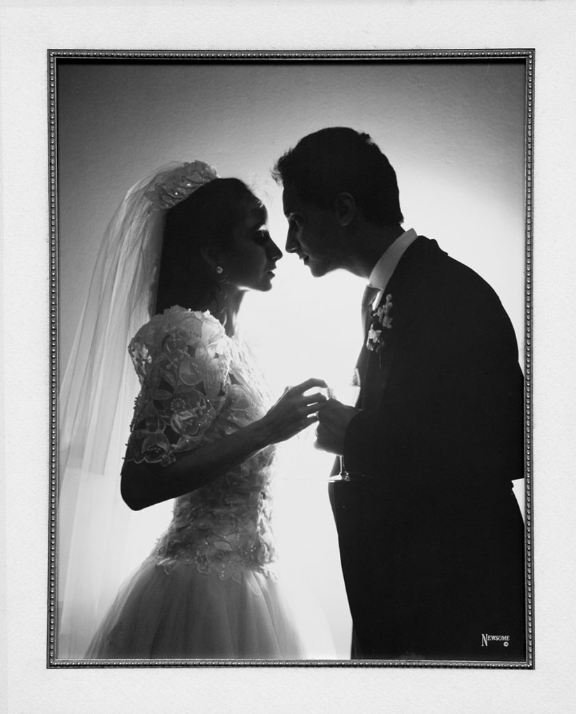 Bride and Groom silhouette