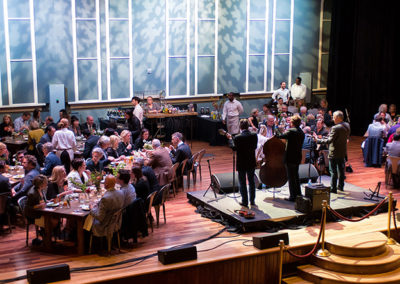 dinner on stage at the ryman