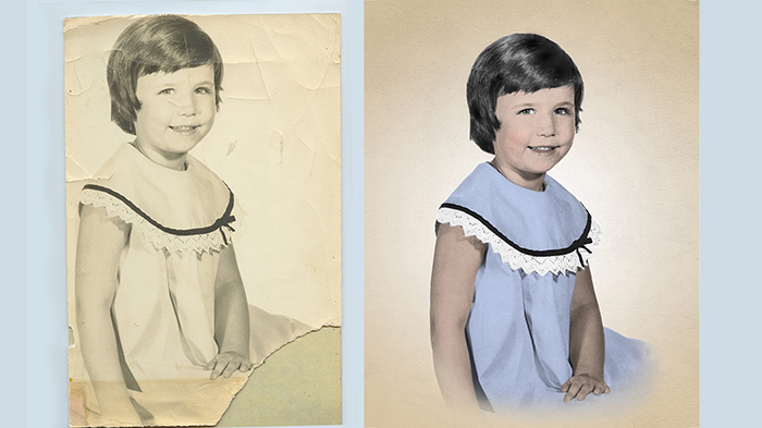 restoring old photos in photoshop elements